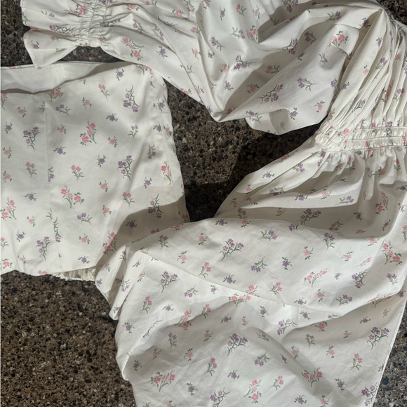 House of CB MILLICENT Puff Sleeve Crop Corset Top - Picture 8 of 11